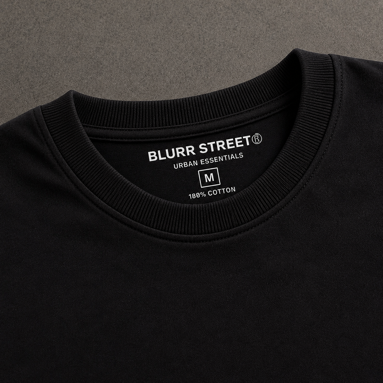 Graphic Oversized T-Shirt - Black