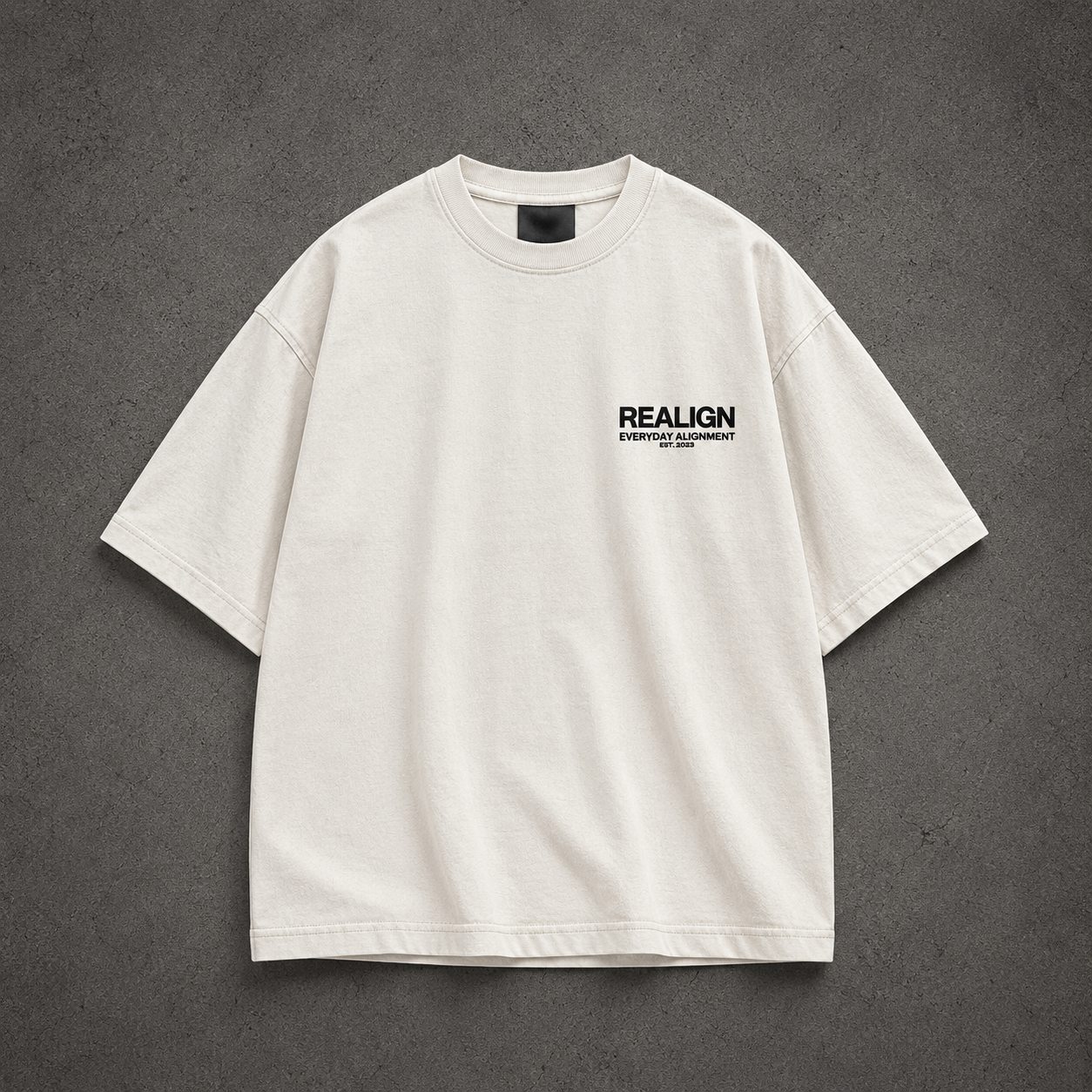 REALIGN Graphic Oversized T-Shirt – Vintage Off-White