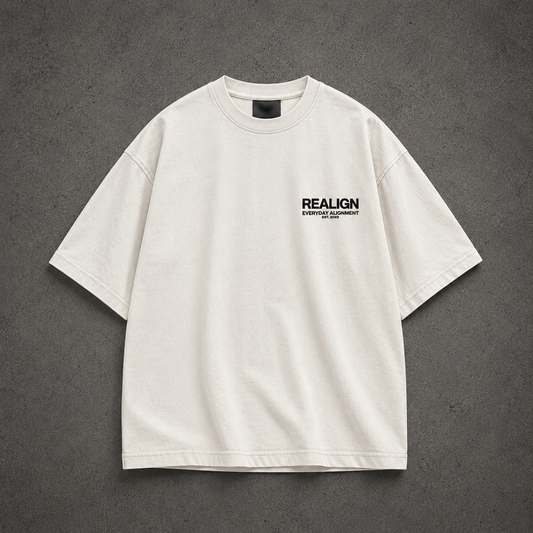 REALIGN Graphic Oversized T-Shirt – Vintage Off-White