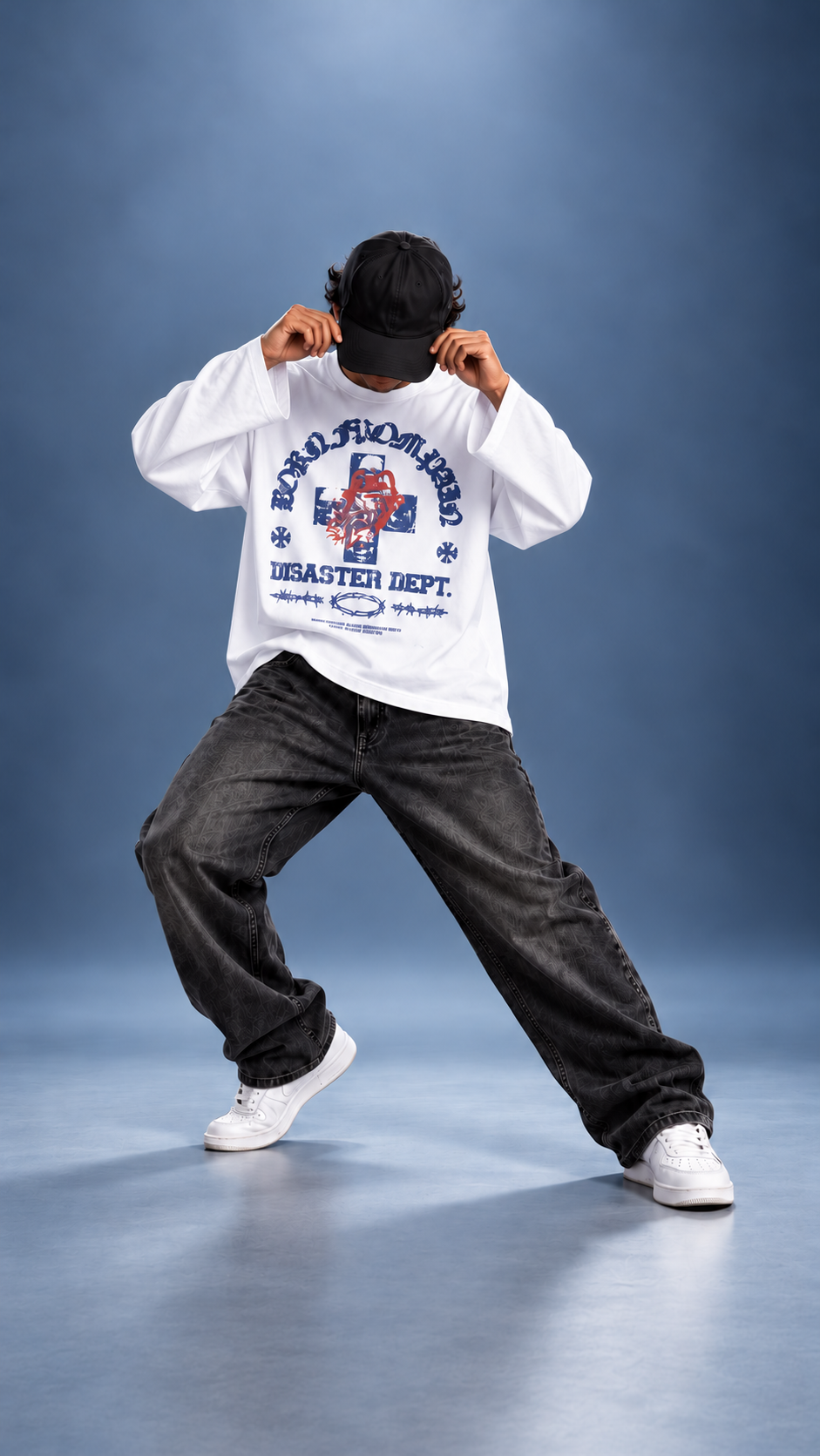 BLURR STREET Boxy Full Sleeve Tees studio campaign