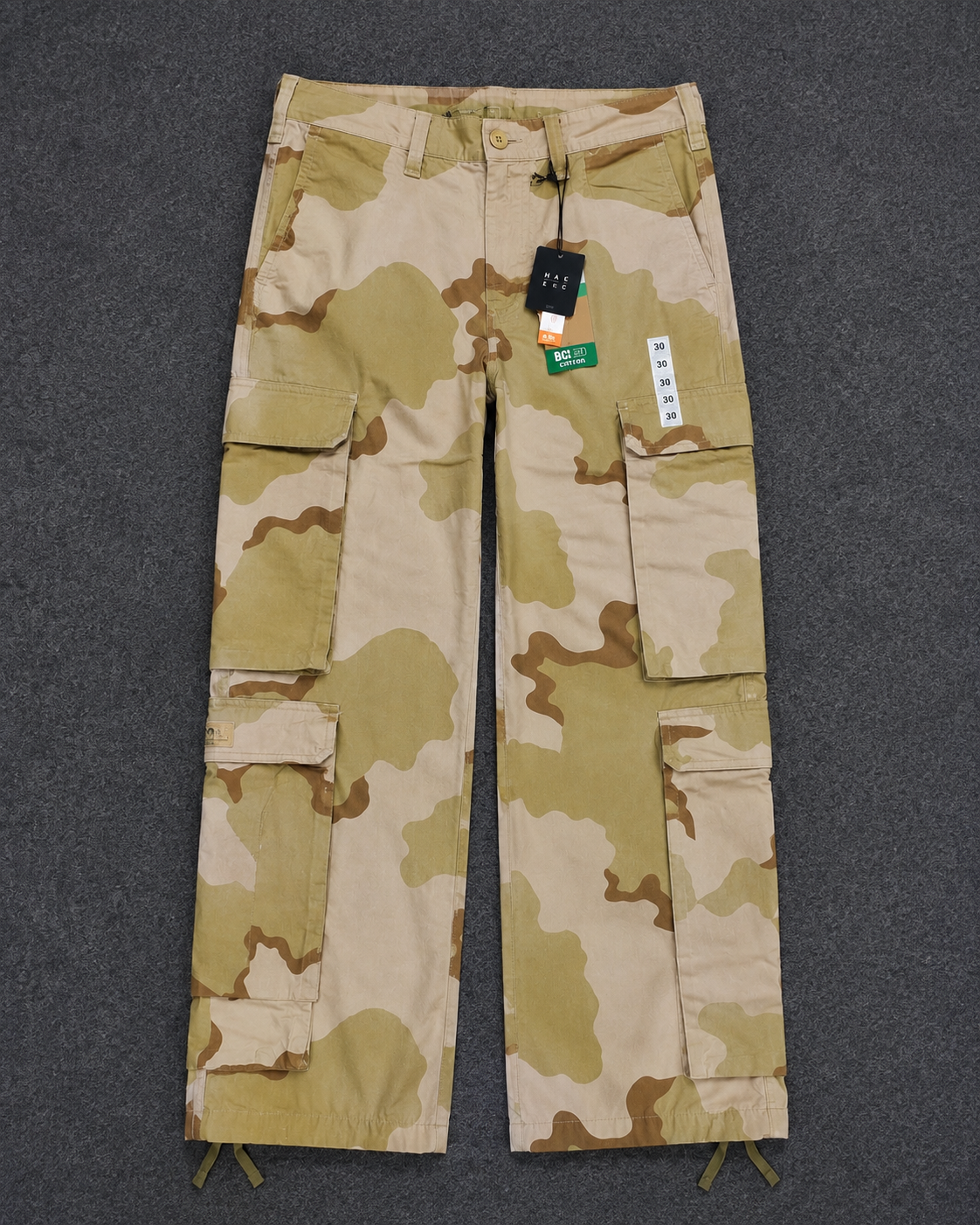 Desert Camo Multi-Pocket Cargo Pants