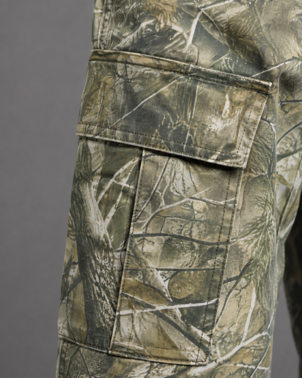 Forest Camo Utility Cargo Pants