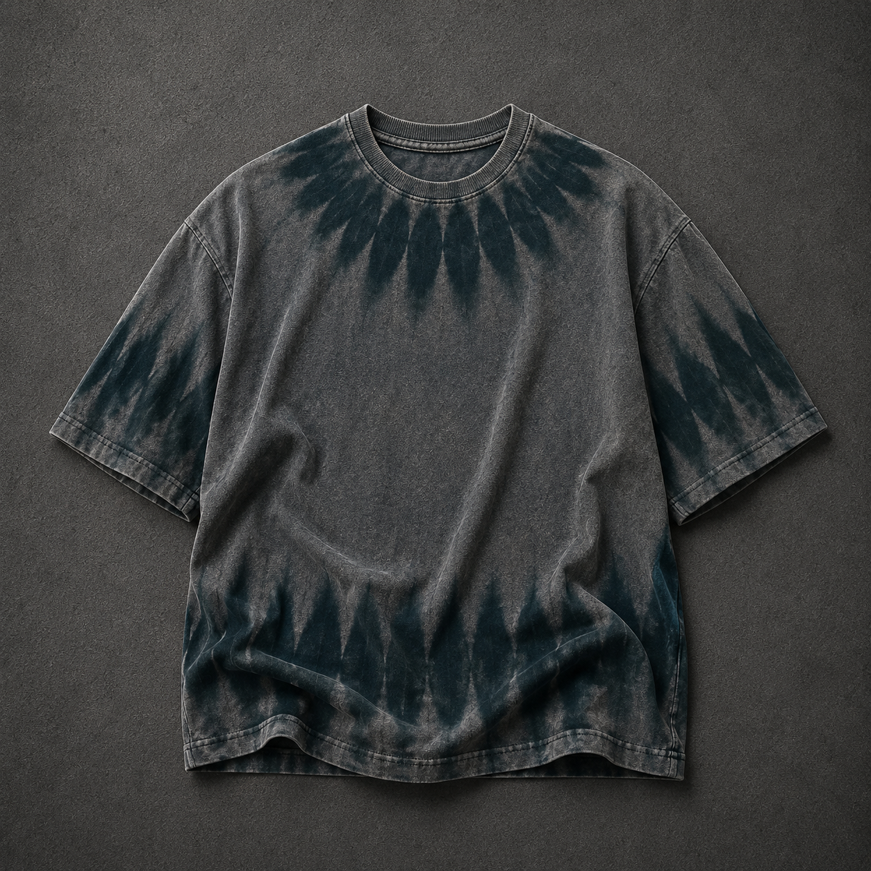 Shadow Wash Oversized T-Shirt | Vintage Acid Wash Streetwear Tee