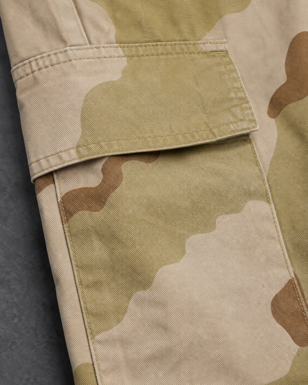 Desert Camo Multi-Pocket Cargo Pants