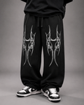 Alpha Tribe Baggy Sweatpants – Black