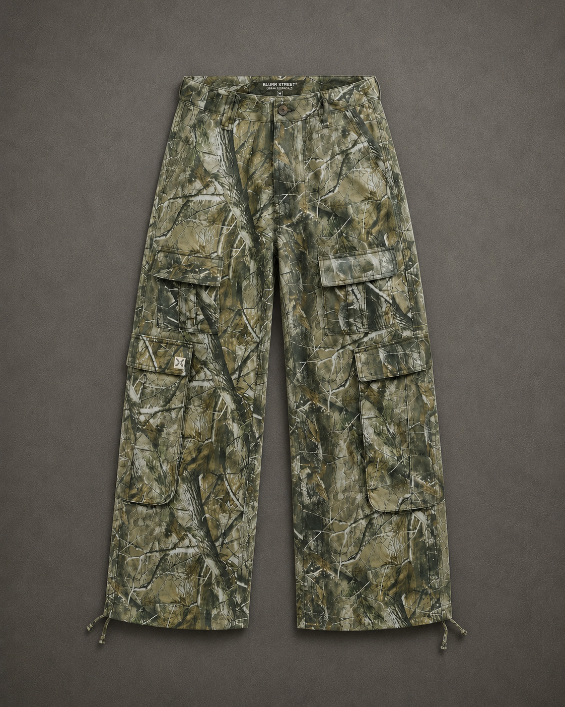 Streetwear Oversized Camo Cargo Pants – Utility Fit
