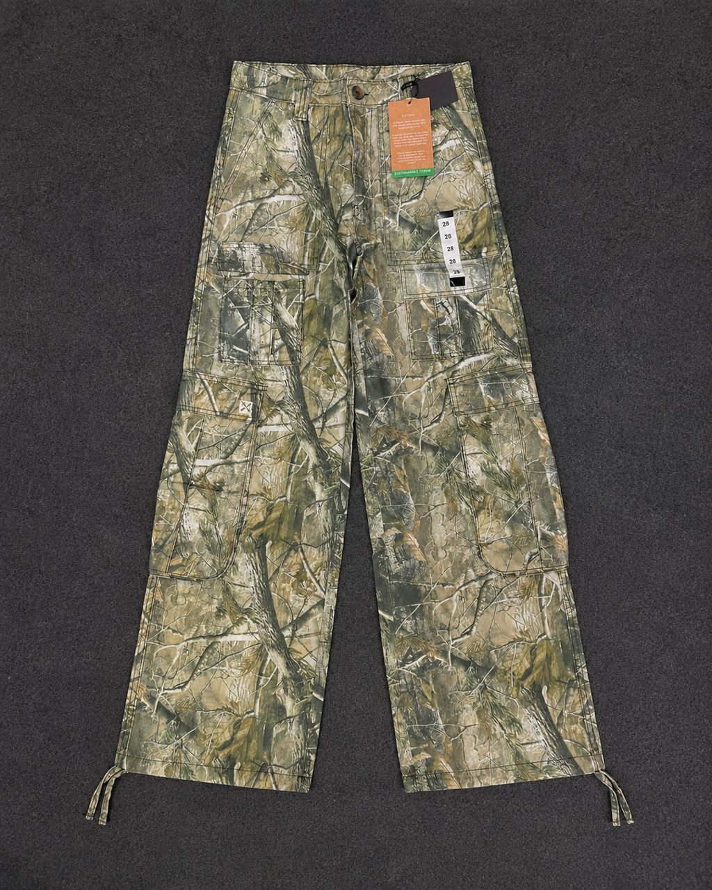 Forest Camo Utility Cargo Pants