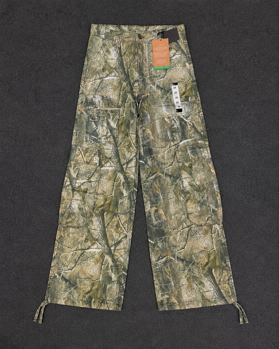 Forest Camo Utility Cargo Pants