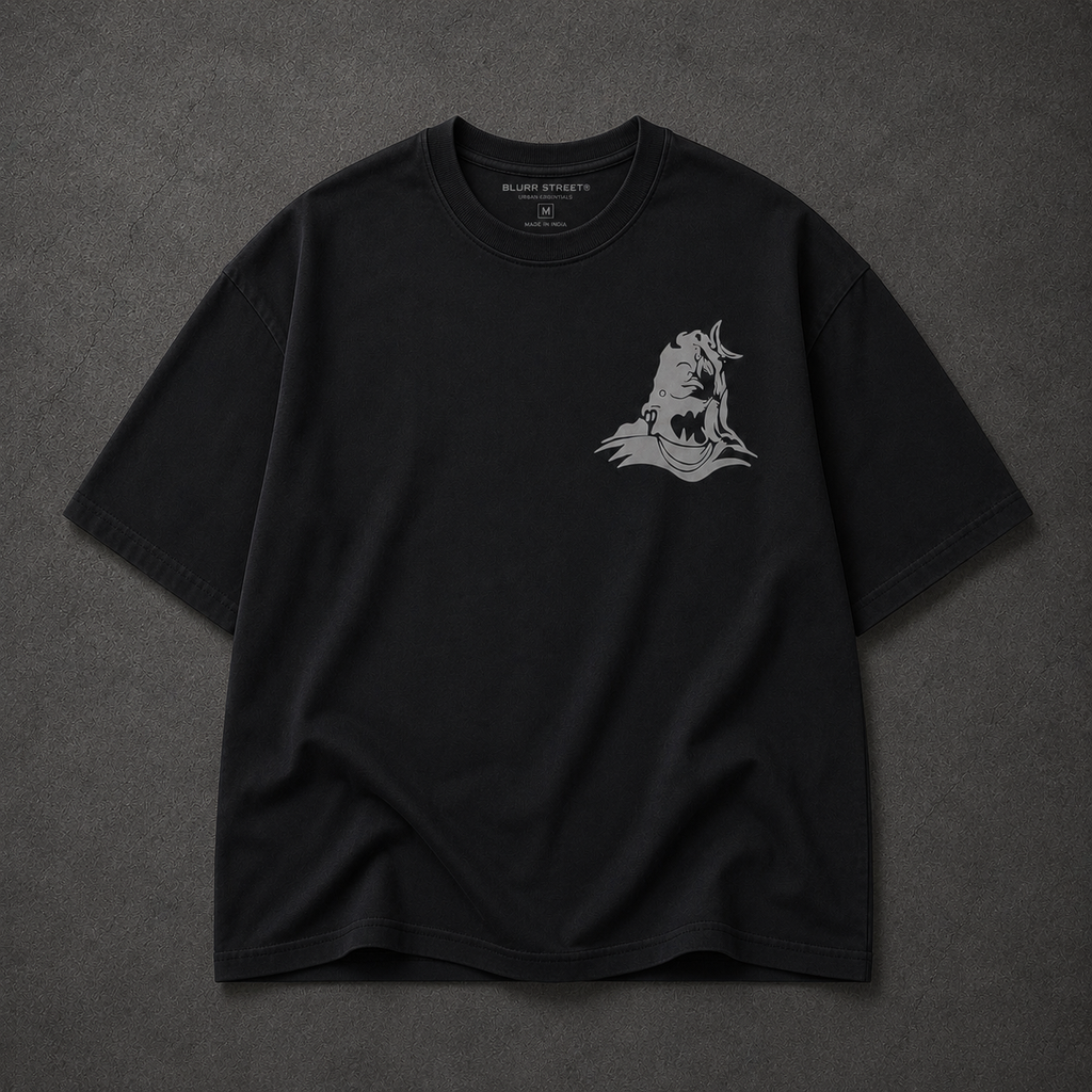 Protector of the Weak Oversized Anime T-Shirt | Premium Heavyweight Black Tee
