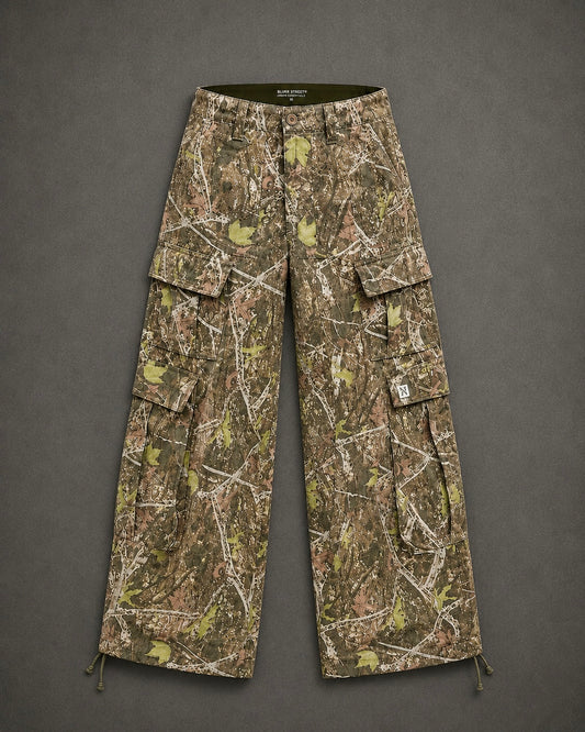 Streetwear Oversized Camo Cargo Pants – Utility Fit