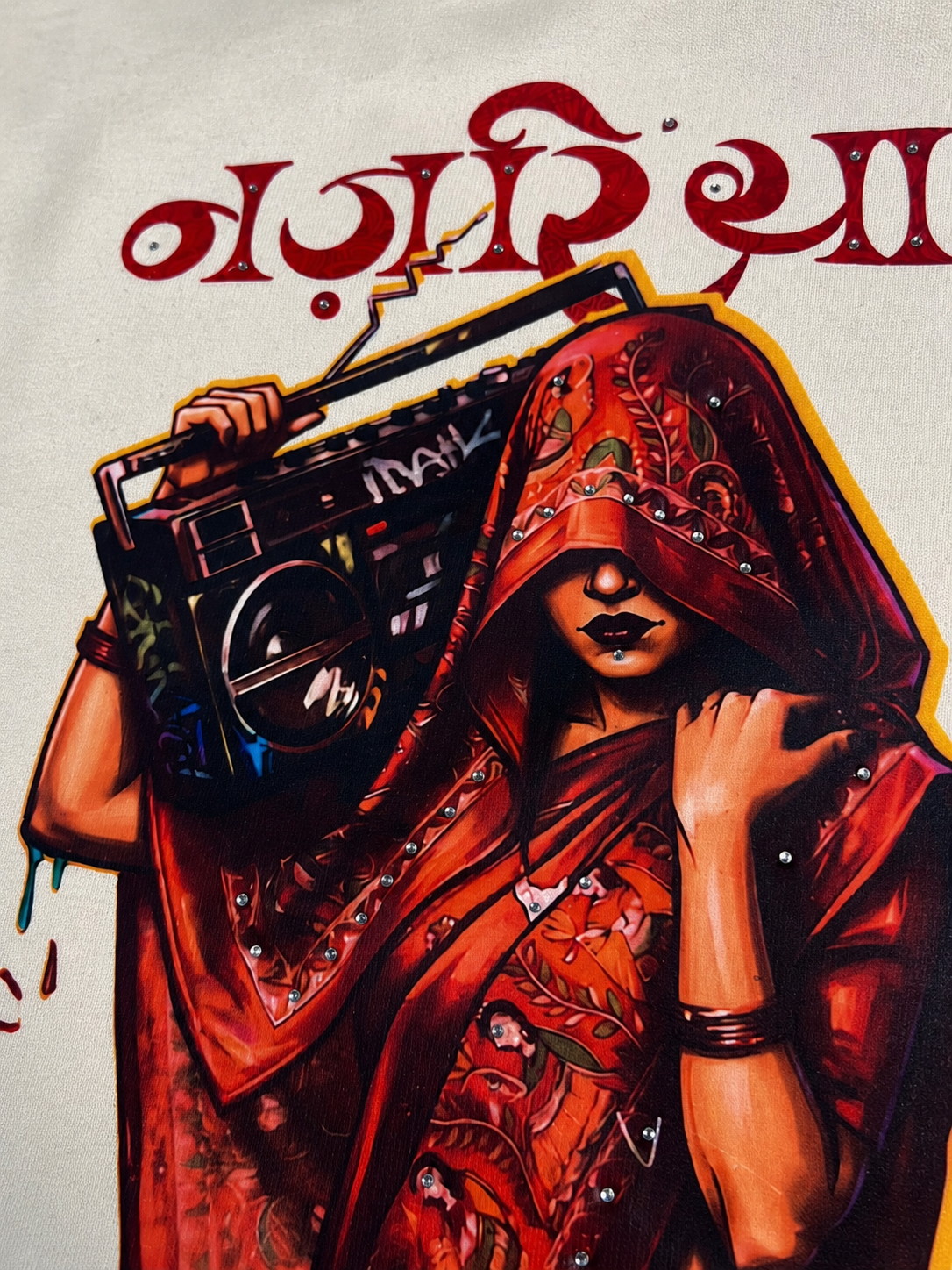 Gajariya Graphic cropped Tee
