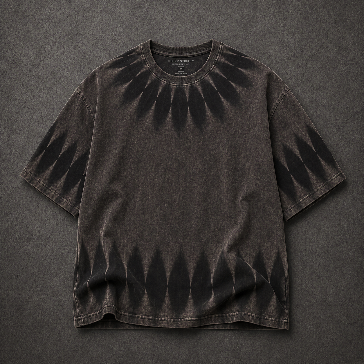 Shadow Wash Oversized T-Shirt | Vintage Acid Wash Streetwear Tee