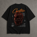 Graphic Oversized T-Shirt - Black