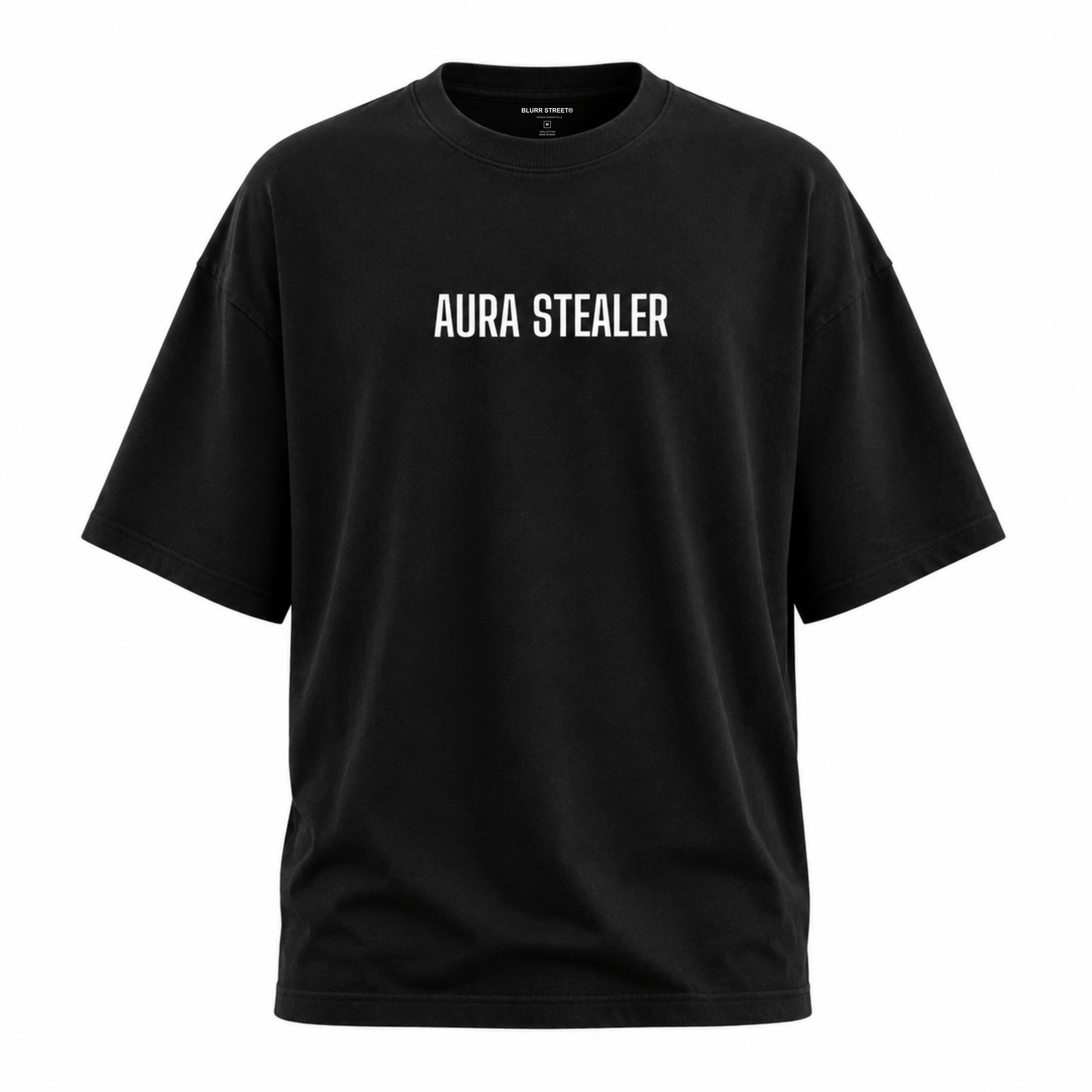 Graphic Oversized T-Shirt - Black