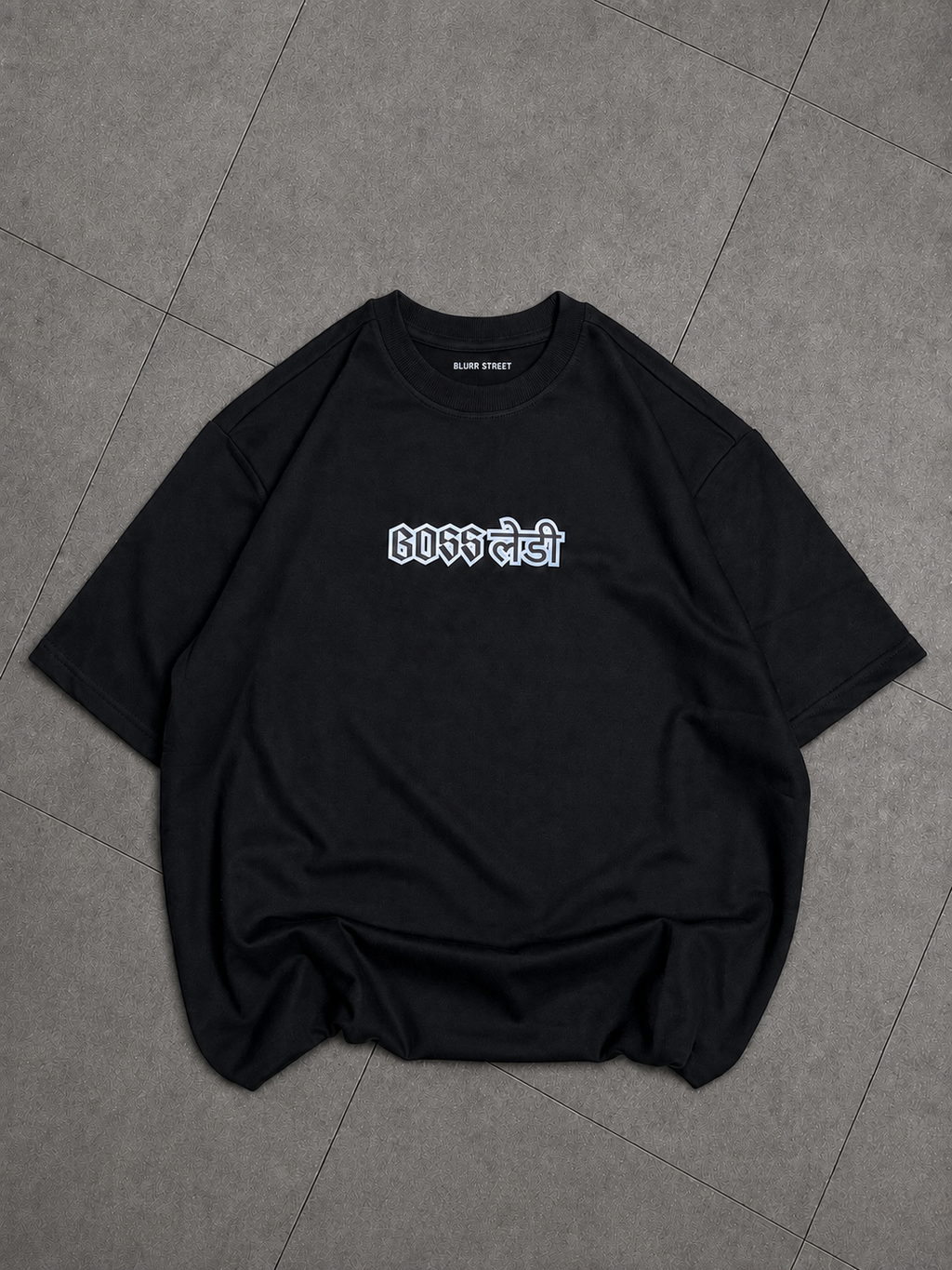 BOSS Lady Oversized Tee – Black