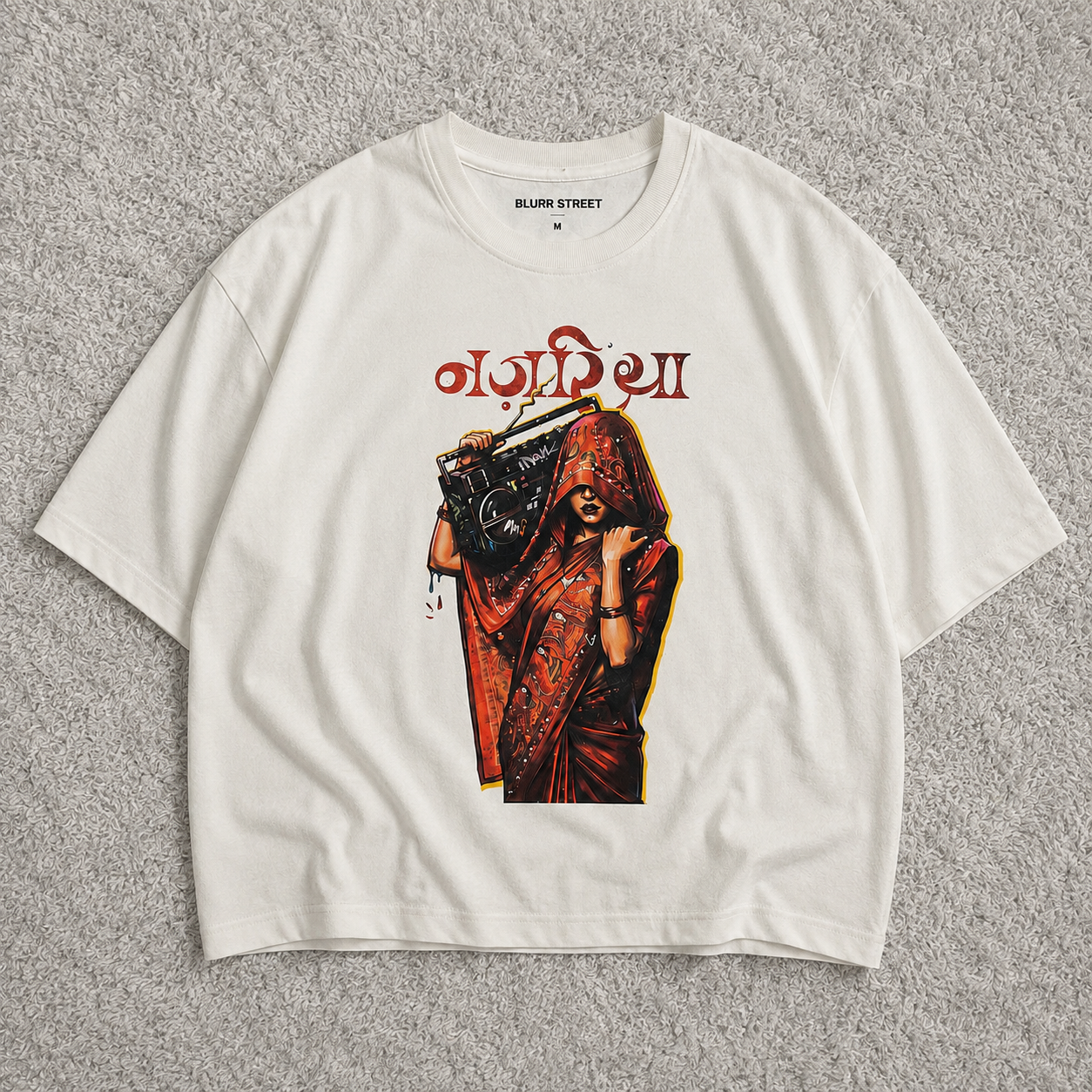 Gajariya Graphic cropped Tee