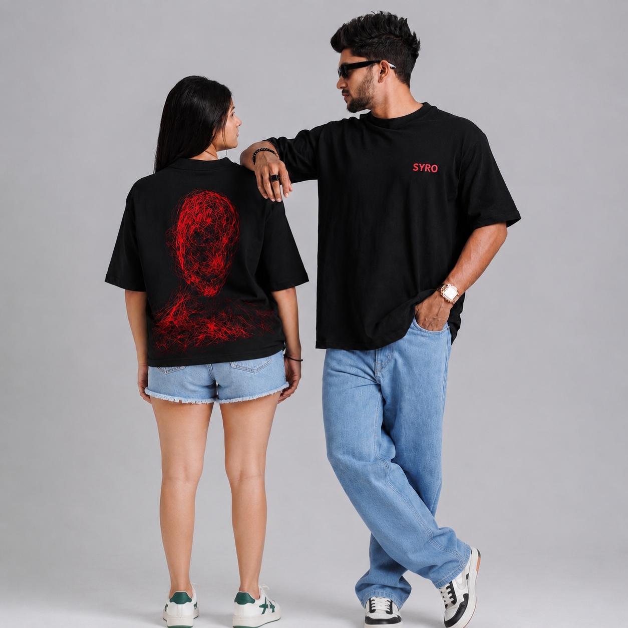Silent Moves Oversized Heavyweight Tee - Dark Edition
