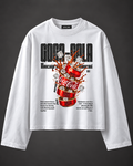 Cola Boxy Tee — White — BLURR STREET label (p44)