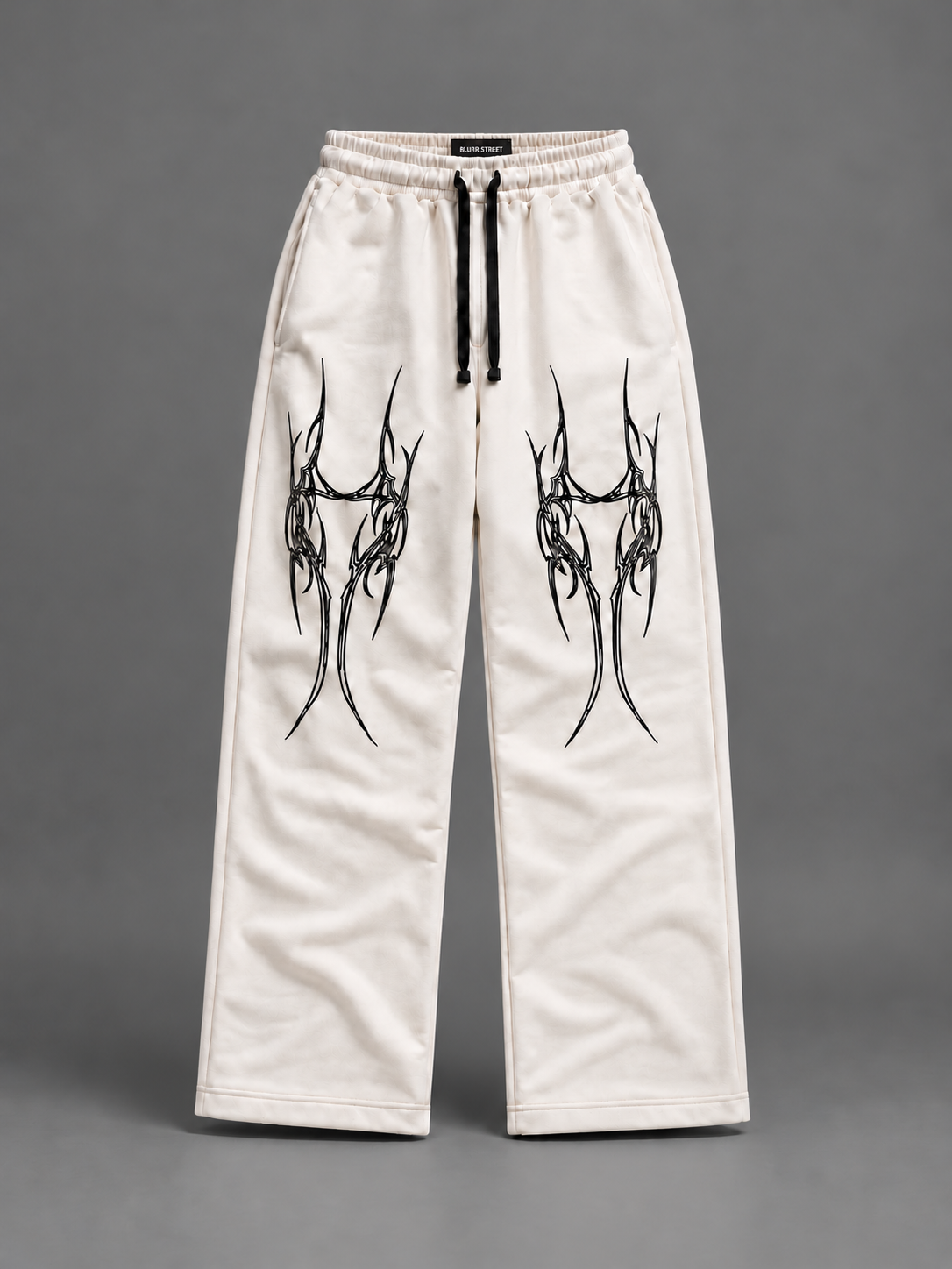 Tribal Sweatpants — Off White — BLURR STREET label (p24)
