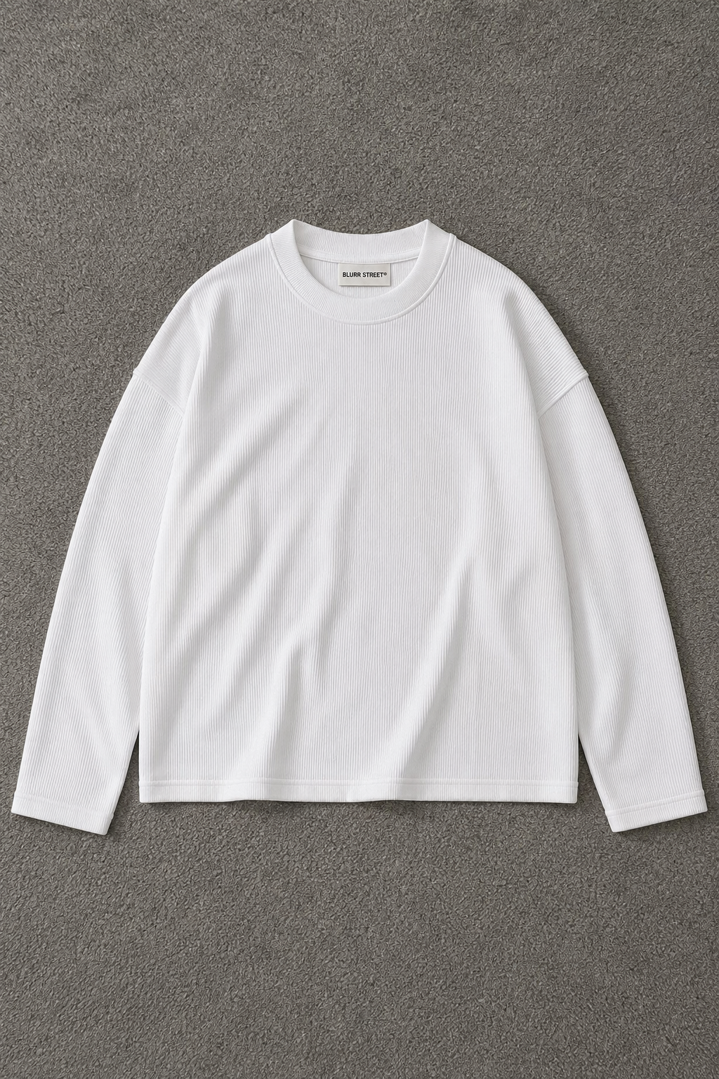 Aim High Waffle Tee – White