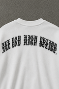 Aim High Waffle Tee – White