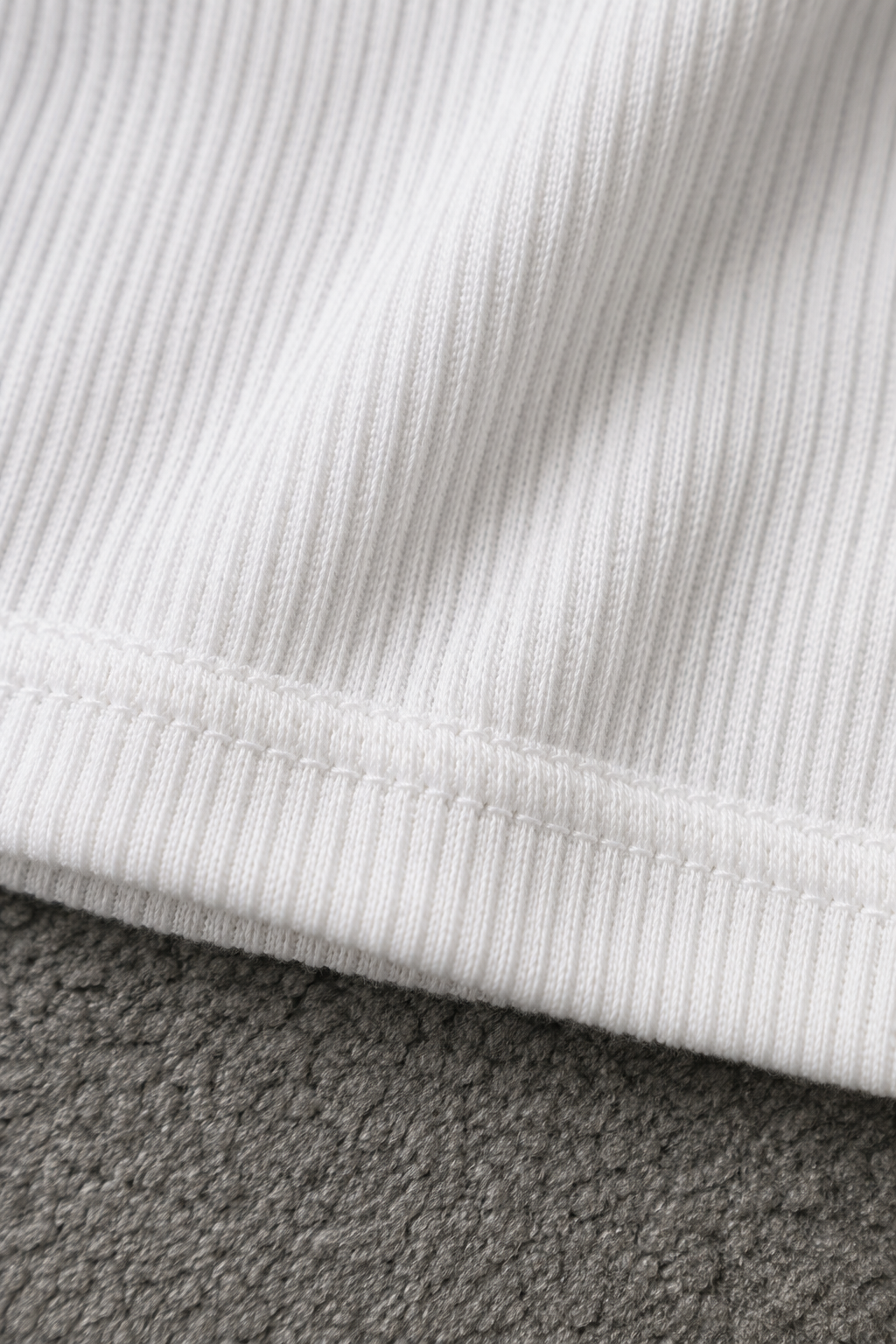 Aim High Waffle Tee – White