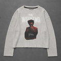 Starboy Grey Waffle Cropped T-Shirt